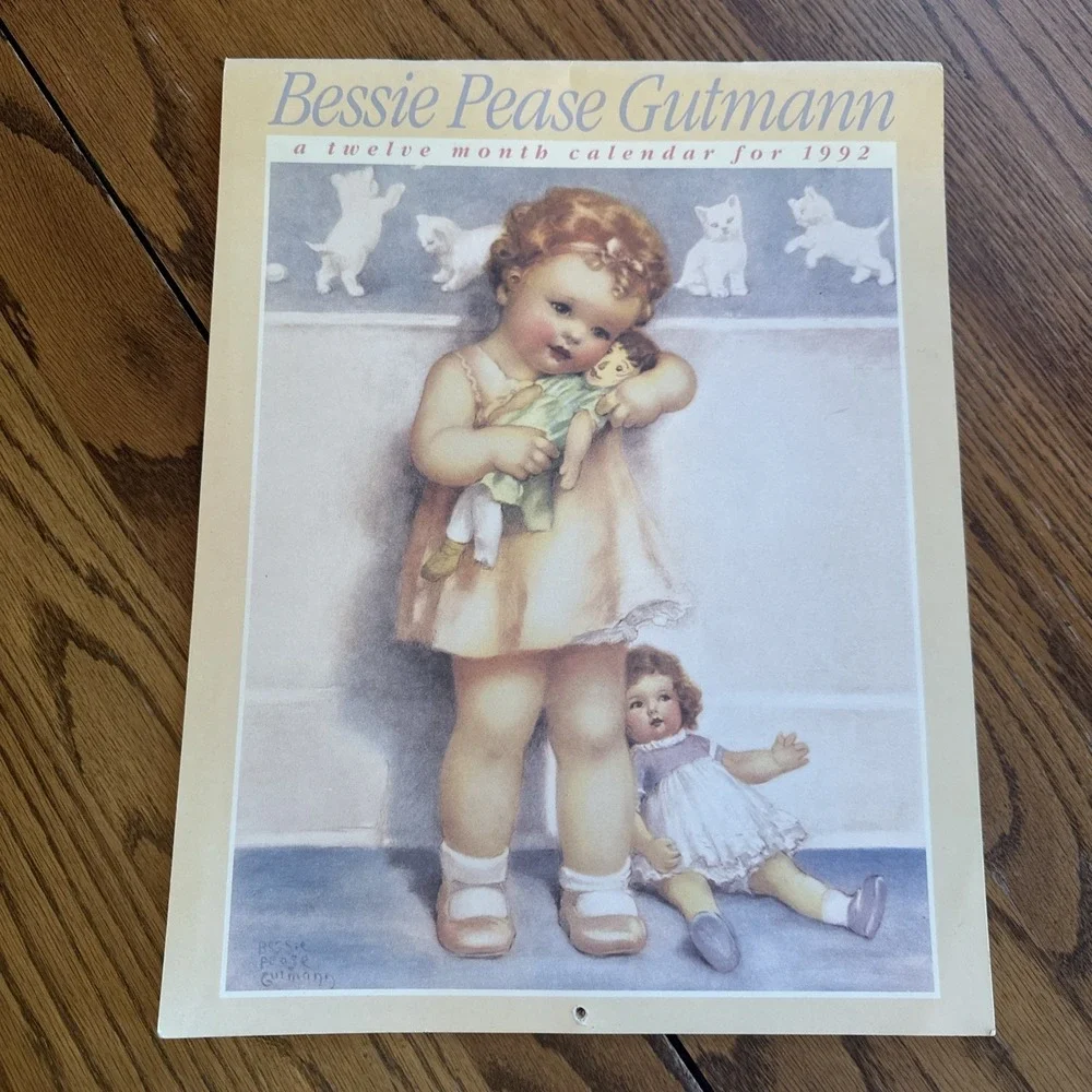 Bessie Pease Gutmann Calendar Lot 1992 1993 Vintage Art Multi Good Illustrations